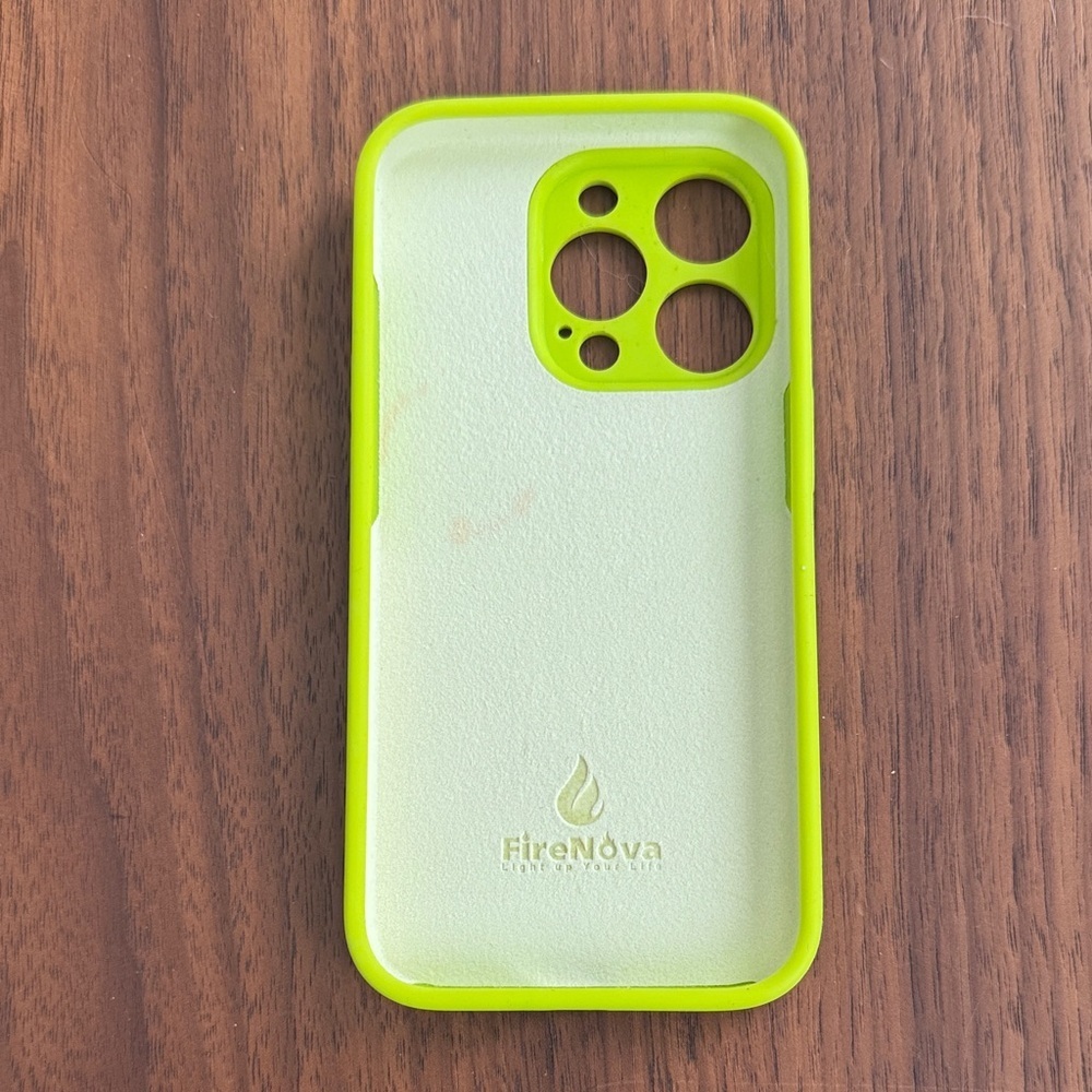 Neon Green iPhone 15 pro phone case - Picture 5 of 6